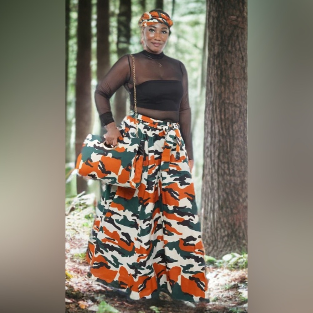 African Camo 2pc Set